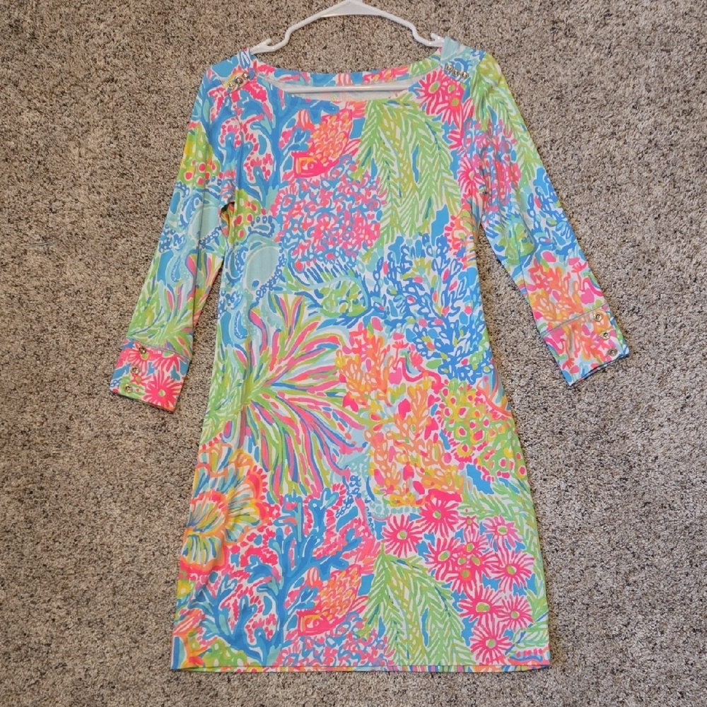 Colorful Floral Print Dress